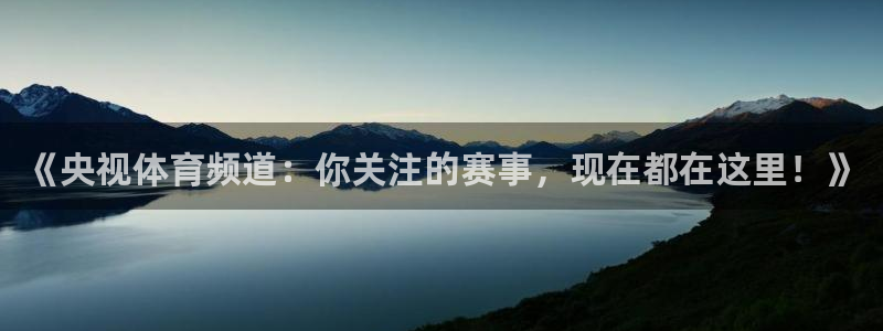 说球帝直播体育：《央视体育频道：你关注的赛事，现在都在这里！》